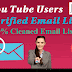 YouTube Users Email List