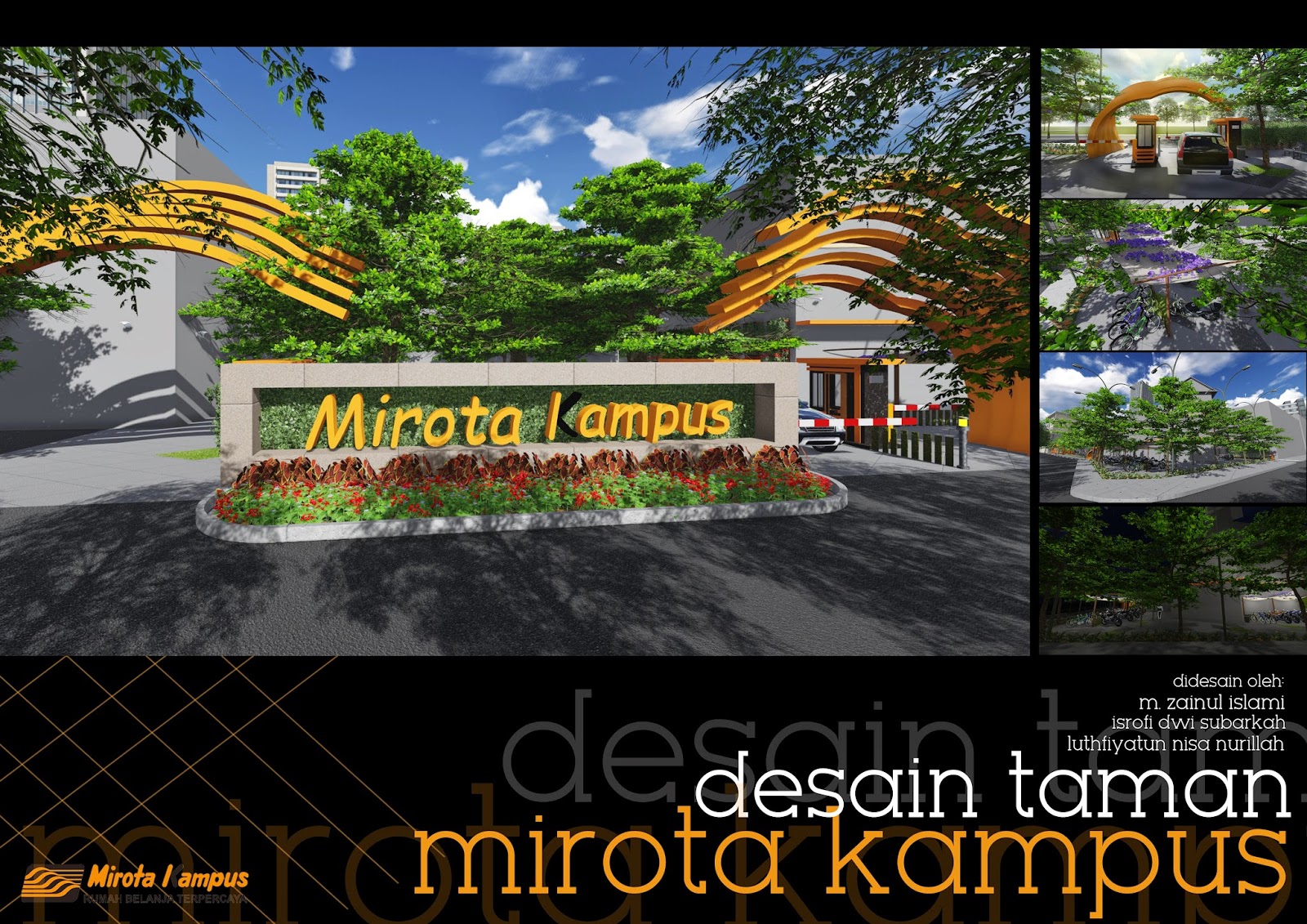 Desain Taman Mirota Kampus 2015