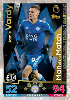 Topps Match Attax Extra 2018-2019 Leicester City Set