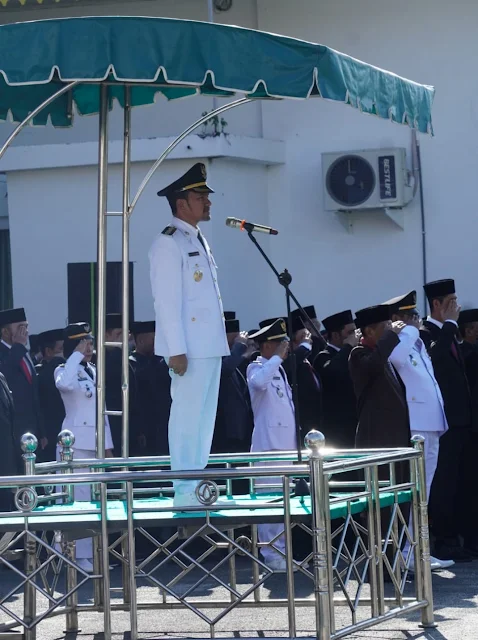 Walikota Tebingtinggi Pimpin Upacara Peringatan Hari Otonomi Daerah ke- 29