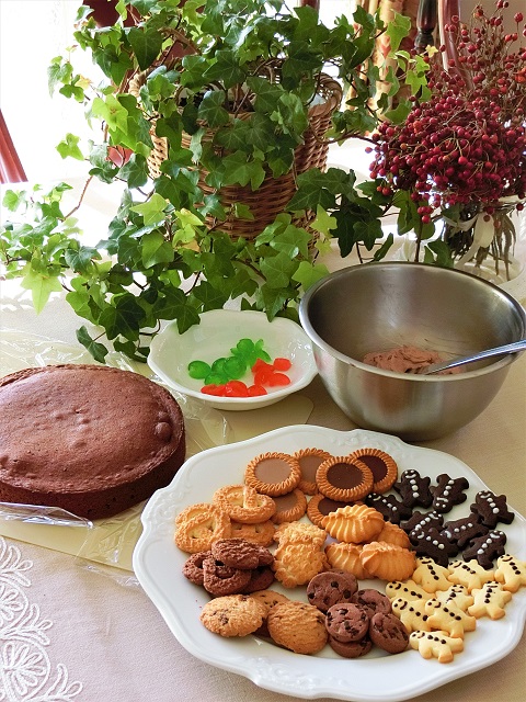 Bon Bon Art Cooking 簡単かわいいクリスマスケーキレシピ タルト風チョコレートケーキ