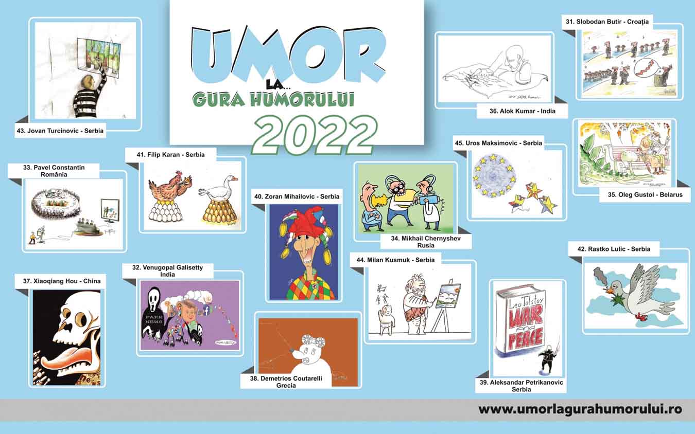 Virtual Exhibition of the 32nd International Festival of Cartoon & Humorous Literature "Gura Humorului"