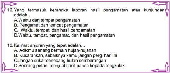 CONTOH SOAL DAN PEMBAHASAN TES (SELEKSI) MASUK SMP (MTs) TAHUN 2022/