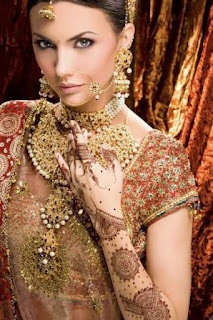 latest mehndi for brides