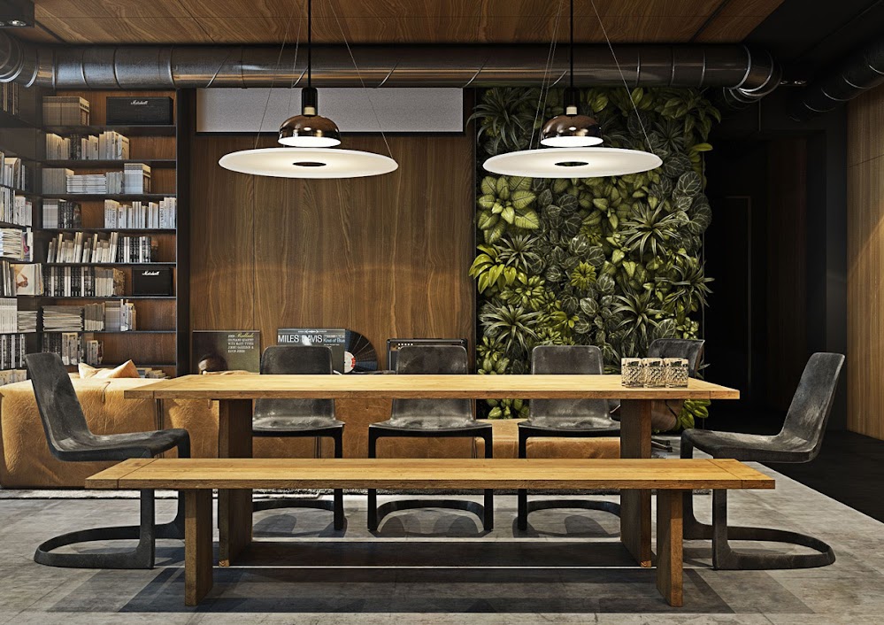 natural-industrial-dining-room-decor