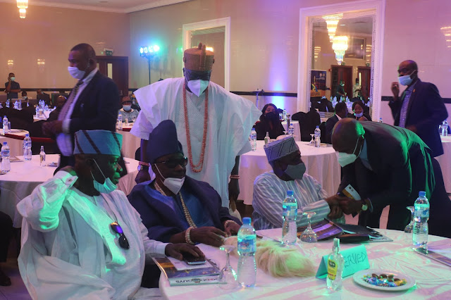 Oba of Lagos seen at a public function for the 1st time since palace destruction