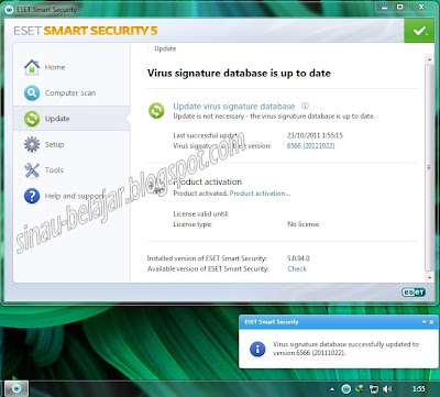 Cara Crack ESET Smart Security 5 Dan NOD32 AntiVirus 5