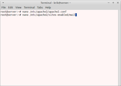nano /etc/apache2/sites-enabled/mail