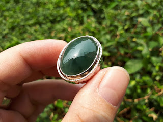 Cincin Batu Giok Jadeite Jade Type A JDT014 No Treatment Origin Burma Memo By DGL