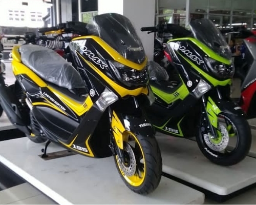  Modifikasi  Nmax  Hitam Putih dan Abu  Abu  Terbaru 2021 