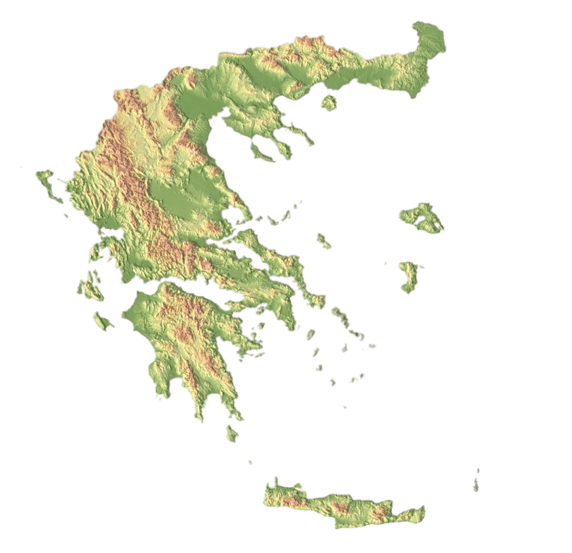 Greece Relief Map