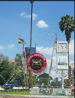 Uhuru Kenyatta advertises himself as the President of Kenya. PHOTO | FIle