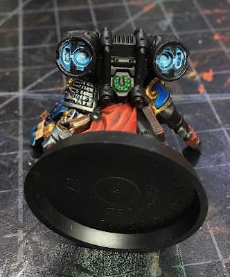 Deathwatch Librarian with Jump Pack WIP OSL detail on jump jets