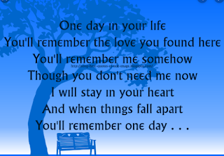 One day in your life - Michael Jackson lyrics