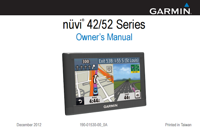 Garmin Nuvi 52LM Manual