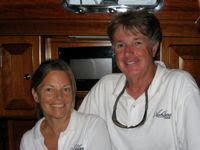 Tom & Christie of charter yacht ASHLANA