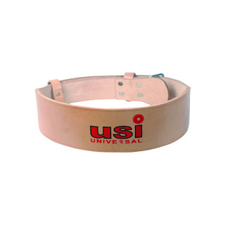 USI Unpadded Leather Weight Lifting Belts