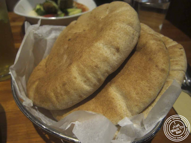 Image of Pita at Nanoosh Mediterranean Cuisine in Greenwich Village, NYC, New York