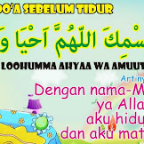 Doa Sebelum Tidur Islam