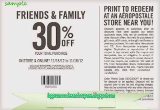 Free Printable Aeropostale Coupons