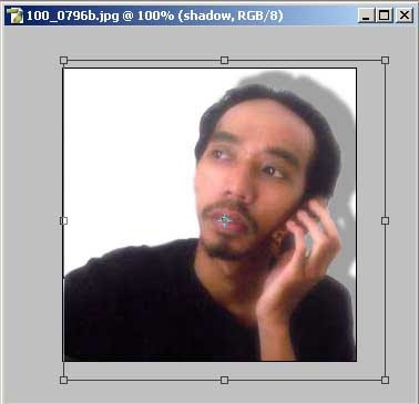 Membuat efek bayangan secara manual pada photoshop 3