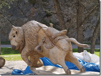 Chainsaw art.