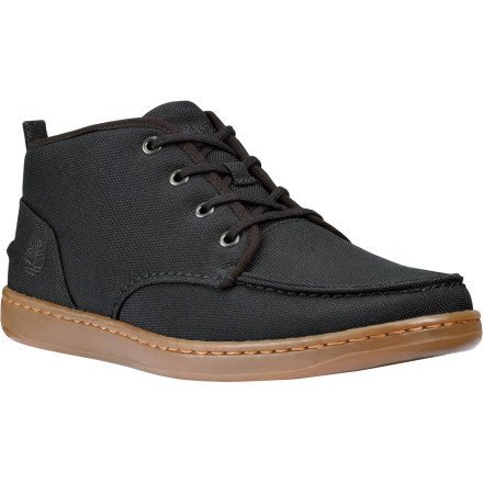 TIMBERLAND NEWMARKET CUPSOLE BLACK CANVAS MENS CHUKKA BOOT Size 11.5M