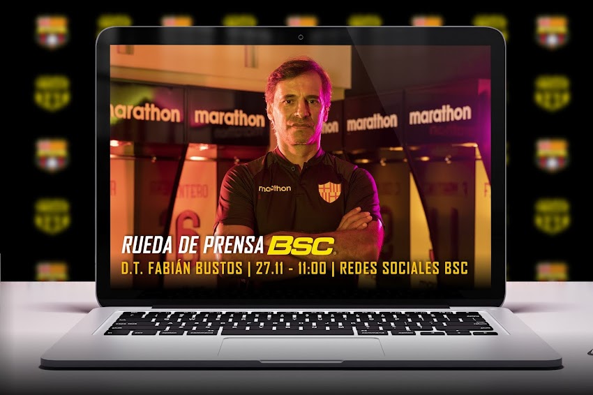 BSC: Rueda de Prensa de Fabián Bustos