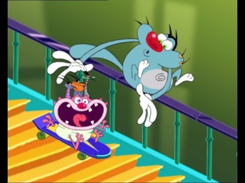 Oggy and the Cockroaches - Don't rock the cradle! (S02E129)