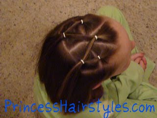 Ribbon Star Hairstyle - Hairstyles For Girls - Princess 