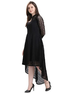 black high low kurti