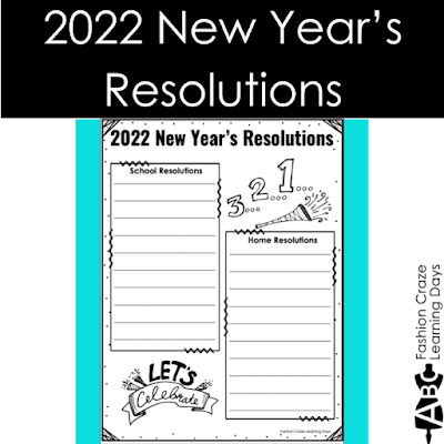 New Year's Resolutions for school and home
