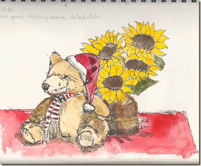 Sketching session