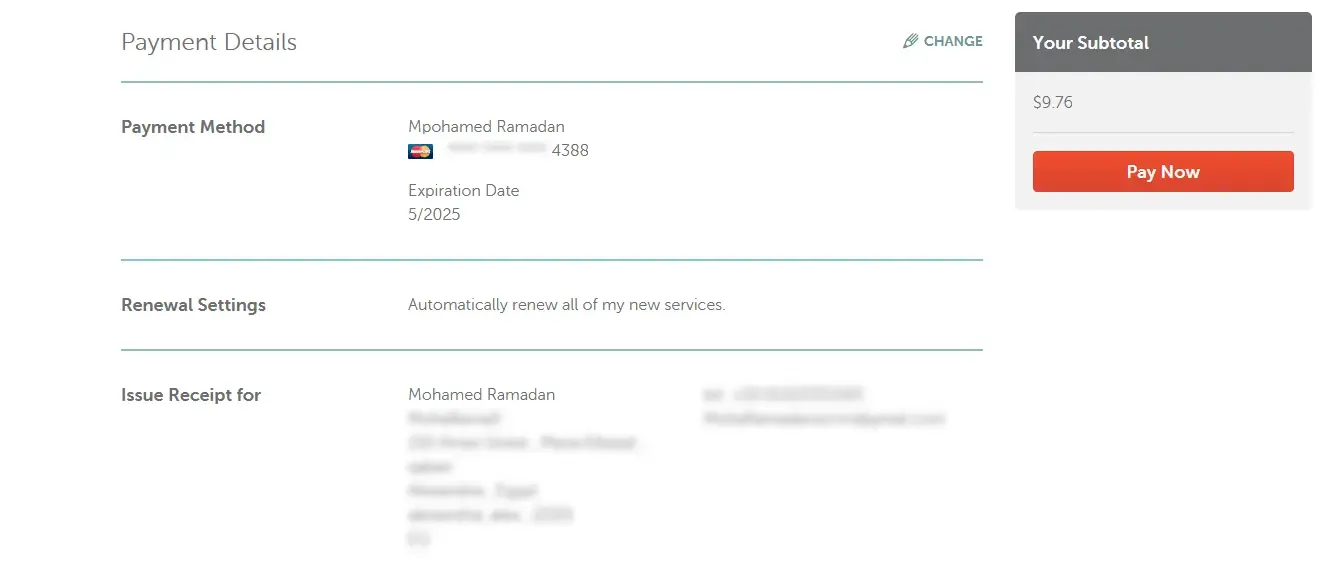 شراء دومين .com مدفوع من Namecheap