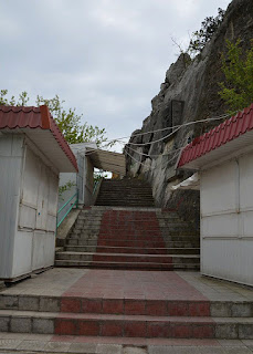 Ladder to the observation deck of Laspi