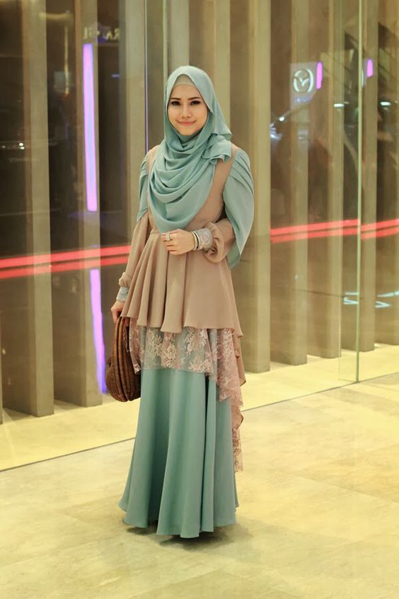 Inspirasi Kebaya Gamis Terbaru 2017  gebeet.com