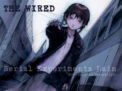 Lain, the main character of the anime