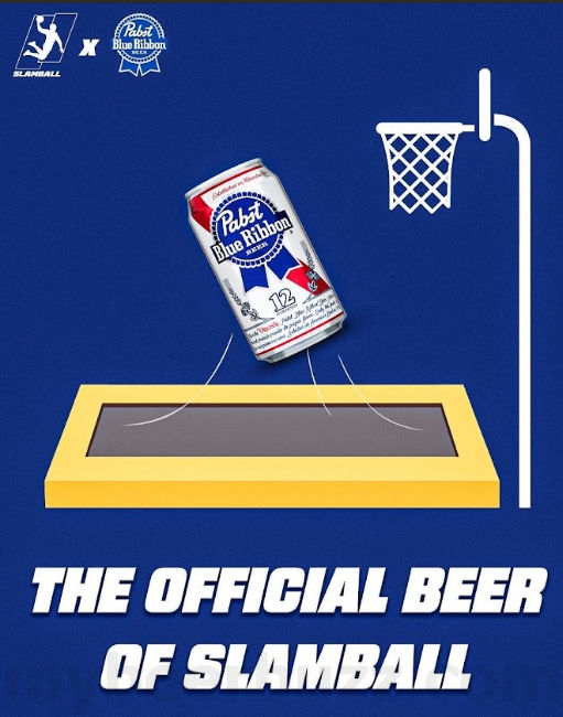 Pabst Blue Ribbon Slam Dunks: The Official Exclusive Beer Partner - SlamBall 2024