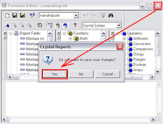 Cara Membuat Program Laporan Dengan Crystal Report 8.5 Dan Visual Basic 6.0