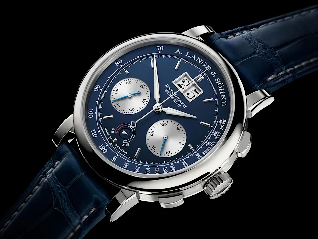 A. Lange & Söhne Datograph UP/DOWN Blue Dial ref. 405.028