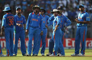 Sachin Tendulkar with team