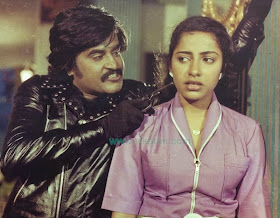Rajinikanth & Suhasini in 'Thaai Veedu' (1983) Tamil Movie