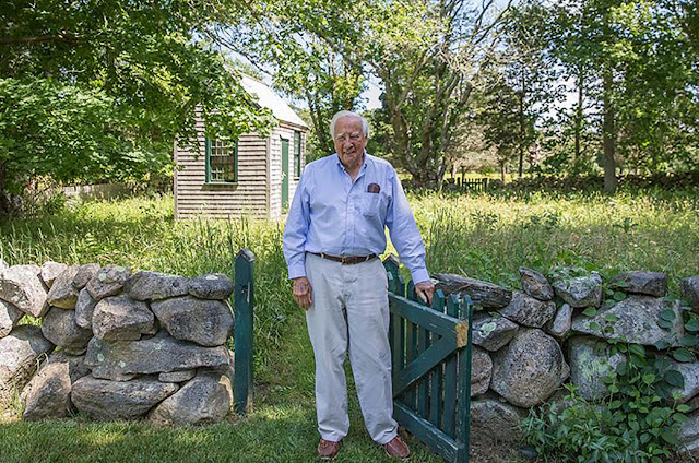 David McCullough at home in West Tisbury on Martha’s Vineyard.