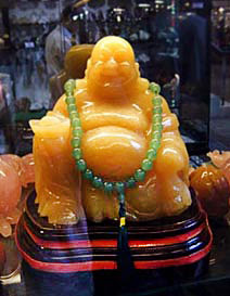 Gemstone Buddha Statue