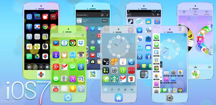 android theme ,apk theme , Ultimate iOS7 Theme apk