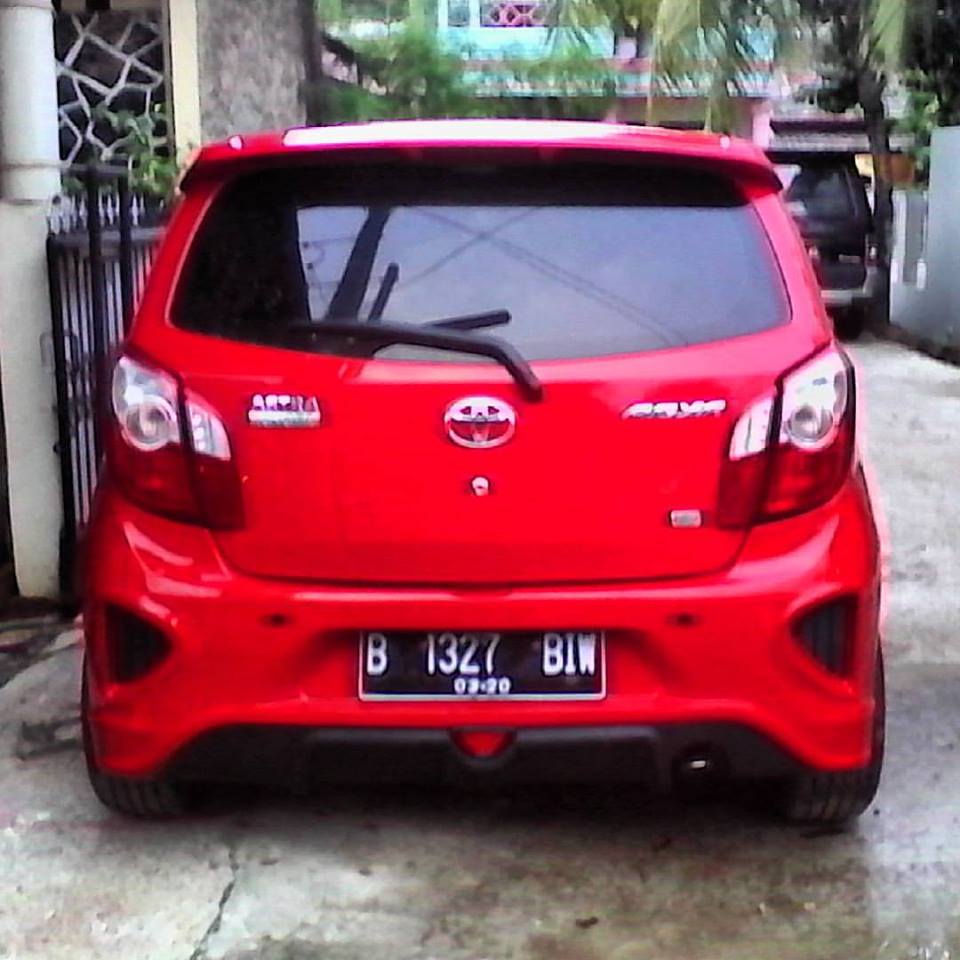 Bemper Ayla Agya Furious Style  Body kit Mobil