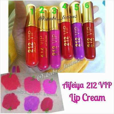 LIPGLOSS AIFEIYA VIP 212 MATTE Lip Cream