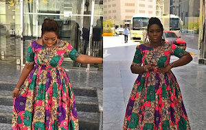 KITENGE LONG DRESS 
