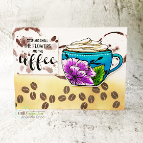 ScrappyScrappy: Happy 11th Birthday Unity Stamp! -Coffee Queen #scrappyscrappy #unitystampco #card #cardmaking #papercraft #handmadecard #unitystampbirthday #gracielliedesign #coffeelover #coffeequeen #coffeebeans #coffeemug #coffeelovingcardmaker #coffeelovingpapercrafter #mermaidmarkers #sakuramarkers #distressoxide