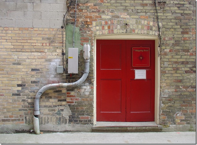 Back entrance